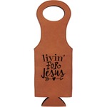 Religious Quotes and Sayings Leatherette Wine Tote