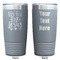 Religious Quotes and Sayings Gray Polar Camel Tumbler - 20oz - Double Sided - Approval