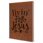 Religious Quotes and Sayings Leather Sketchbook - Large - Double Sided