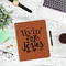 Religious Quotes and Sayings Leatherette Zipper Portfolio - Lifestyle Photo