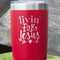 Religious Quotes and Sayings Red Polar Camel Tumbler - 20oz - Close Up