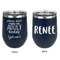 Funny Quotes and Sayings Stainless Wine Tumblers - Navy - Double Sided - Approval