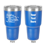 Sister Quotes and Sayings 30 oz Stainless Steel Tumbler - Royal Blue - Double-Sided