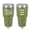 Sister Quotes and Sayings 30 oz Stainless Steel Ringneck Tumbler - Olive - Double Sided - Front & Back