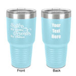 Sister Quotes and Sayings 30 oz Stainless Steel Tumbler - Teal - Double-Sided