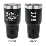 Sister Quotes and Sayings 30 oz Stainless Steel Tumbler - Black - Double Sided