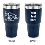 Sister Quotes and Sayings 30 oz Stainless Steel Tumbler - Navy - Double Sided