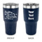 Sister Quotes and Sayings 30 oz Stainless Steel Ringneck Tumblers - Navy - Double Sided - APPROVAL