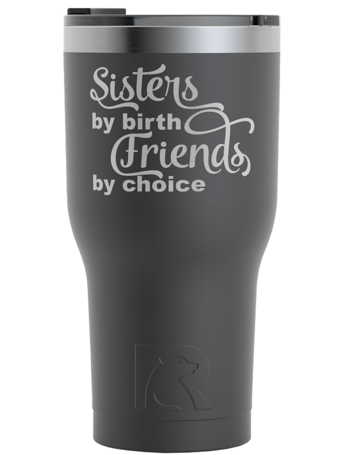 Sister Quotes and Sayings RTIC Tumbler - Black - Engraved Front ...