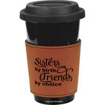 Sister Quotes and Sayings Leatherette Cup Sleeve - Single Sided