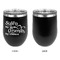 Sister Quotes and Sayings Stainless Wine Tumblers - Black - Single Sided - Approval