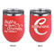 Sister Quotes and Sayings Stainless Wine Tumblers - Coral - Double Sided - Approval