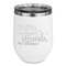 Sister Quotes and Sayings Stainless Wine Tumblers - White - Double Sided - Front