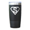 Super Hero Letters Black Polar Camel Tumbler - 20oz - Single Sided - Approval