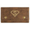 Super Hero Letters Cards & Dice Set - Rustic Brown - Front