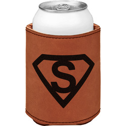 Super Hero Letters Leatherette Can Sleeve - Single Sided
