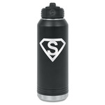 Super Hero Letters Water Bottles - Laser Engraved