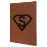 Super Hero Letters Leather Sketchbook