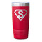 Super Hero Letters Red Polar Camel Tumbler - 20oz - Single Sided - Approval