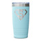 Super Hero Letters Teal Polar Camel Tumbler - 20oz - Single Sided - Approval