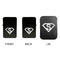 Super Hero Letters Windproof Lighters - Black, Double Sided, w Lid - APPROVAL