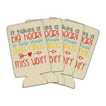 Teacher Gift Can Coolers - 16 oz - Set of 4 (Personalized)