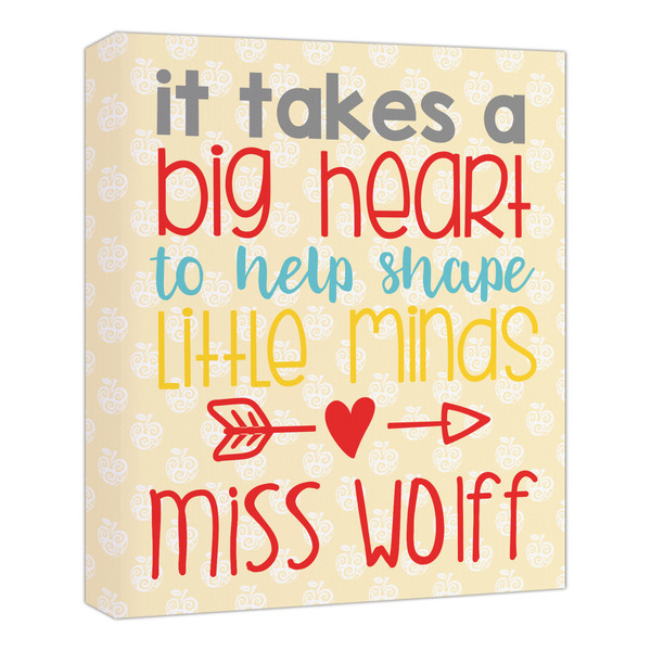 Custom Teacher Gift Canvas Print - 20" x 24" (Personalized)