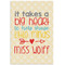 Teacher Quote 24x36 - Matte Poster - Front View