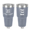 Teacher Quote 30 oz Stainless Steel Ringneck Tumbler - Grey - Double Sided - Front & Back