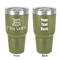 Teacher Quote 30 oz Stainless Steel Ringneck Tumbler - Olive - Double Sided - Front & Back