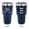 Teacher Quote 30 oz Stainless Steel Ringneck Tumblers - Navy - Double Sided - APPROVAL