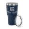 Teacher Quote 30 oz Stainless Steel Ringneck Tumblers - Navy - LID OFF