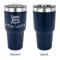 Teacher Quote 30 oz Stainless Steel Ringneck Tumblers - Navy - Single Sided - APPROVAL