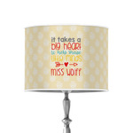 Teacher Gift 8" Drum Lamp Shade - Poly-film (Personalized)