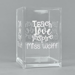 Teacher Gift Acrylic Pen Holder (Personalized)