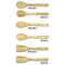 Teacher Quote Bamboo Cooking Utensils Set - Double Sided - APPROVAL