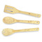 Teacher Quote Bamboo Cooking Utensils Set - Double Sided - FRONT