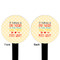 Teacher Quote Black Plastic 6" Food Pick - Round - Double Sided - Front & Back