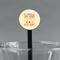 Teacher Quote Black Plastic 7" Stir Stick - Round - Main