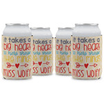 Teacher Gift Can Coolers - 12 oz - Set of 4 (Personalized)