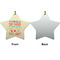 Teacher Quote Ceramic Flat Ornament - Star Front & Back (APPROVAL)