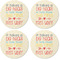 Teacher Quote Coaster Round Rubber Back - Apvl