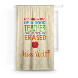 Teacher Gift Curtain Panel - Custom Size (Personalized)