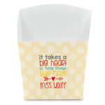 Teacher Gift French Fry Favor Boxes (Personalized)