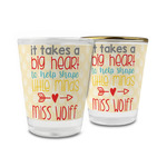 Teacher Gift Glass Shot Glass - 1.5 oz (Personalized)