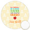 Teacher Quote Icing Circle - Large - Front