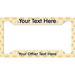 Teacher Gift License Plate Frame - Style A (Personalized)