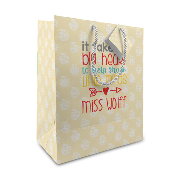 Custom Teacher Gift Gift Bag - Medium (Personalized)