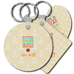 Teacher Gift Plastic Keychain (Personalized)