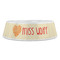 Teacher Quote Plastic Pet Bowls - Large - FRONT